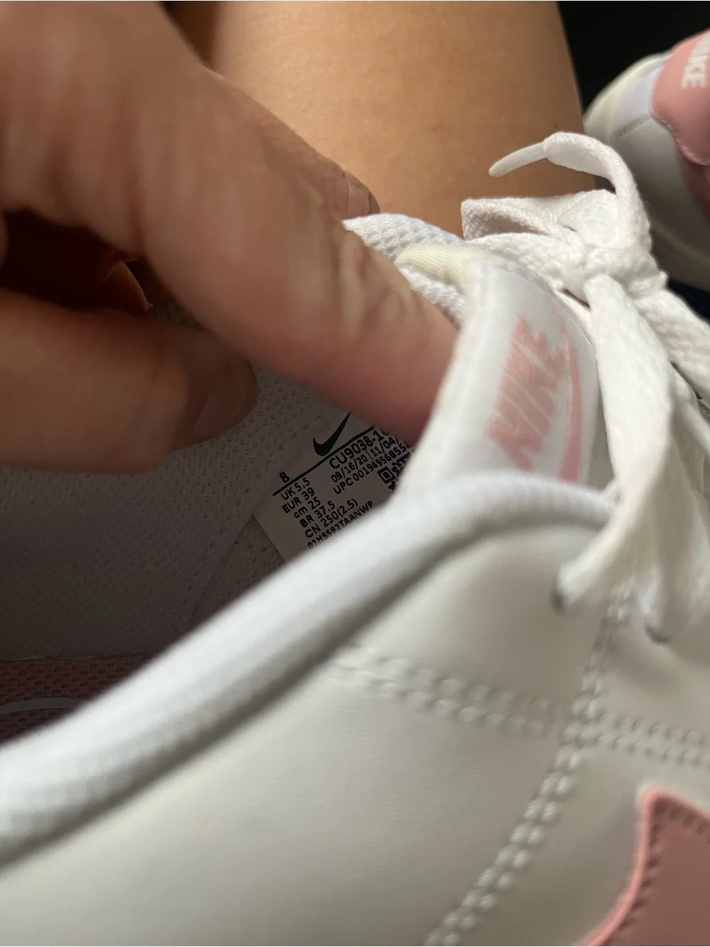 Nike Court Royale 2 CU9038-105 White Pink Sneakers